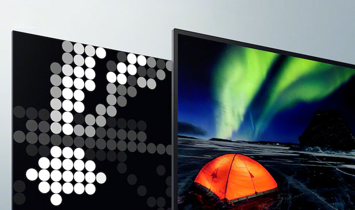 Tính năng cân bằng sáng XR Contrast Booster trên tivi Sony