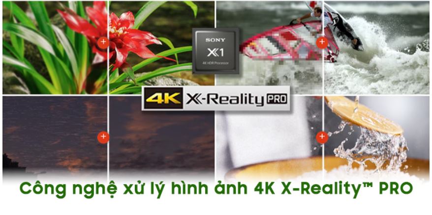 Công nghệ xử lý hình ảnh 4K X-Reality™ PRO trên tivi Sony