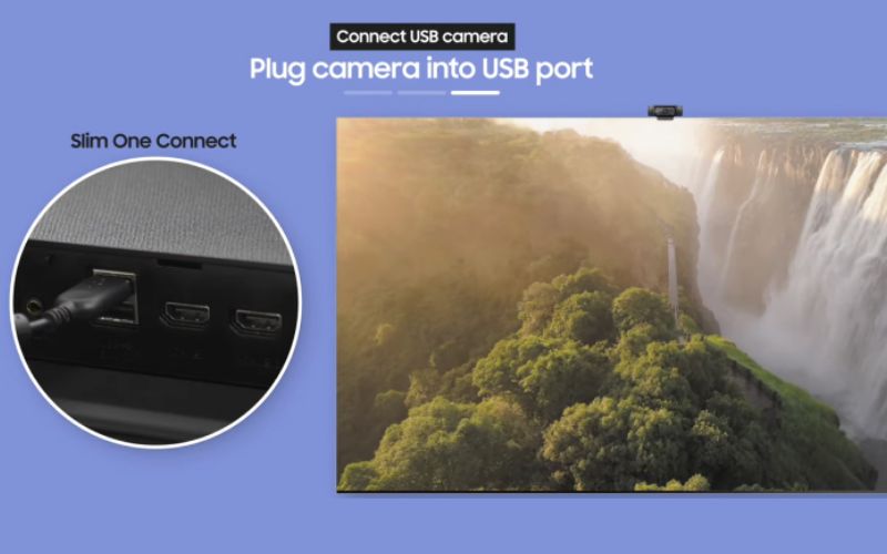 Kết nối webcam với tivi