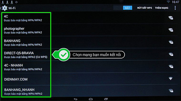2. Cách kết nối mạng cho tivi Toshiba