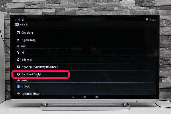 Hướng dẫn thực hiện Reset lại tivi Toshiba
