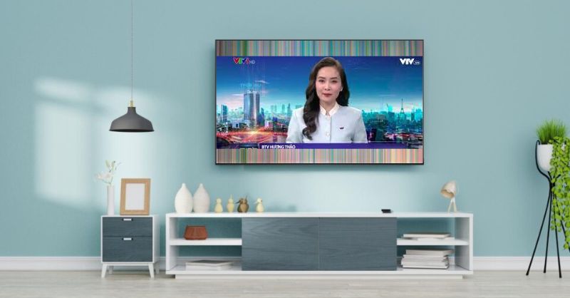 Màn hình tivi bị thu nhỏ theo chiều ngang