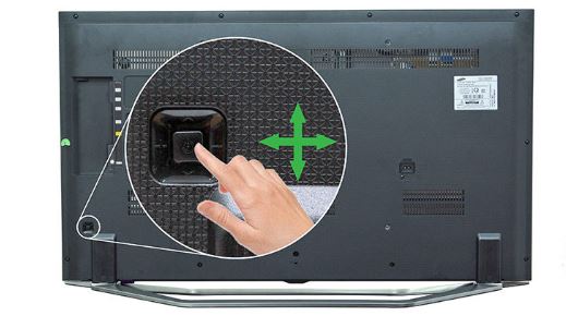 Mở tivi Samsung không cần điều khiển bằng cách dùng nút bấm cứng