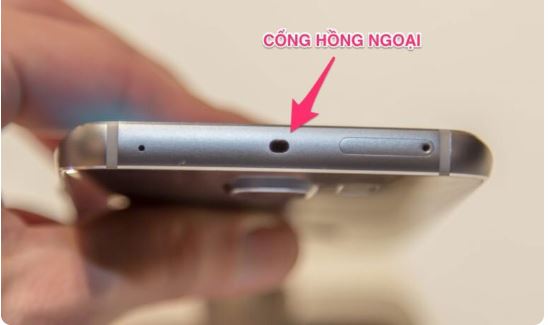 Mở tivi Samsung không cần điều khiển bằng cách cổng hồng ngoại bằng điện thoại