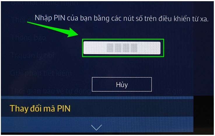 Mã pin trên tivi dùng để làm gì?