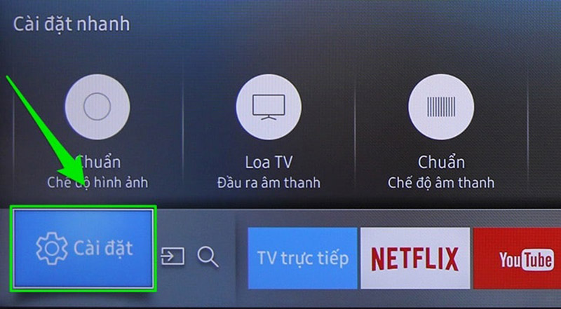 Khôi phục cài đặt tivi về chế độ mặc định