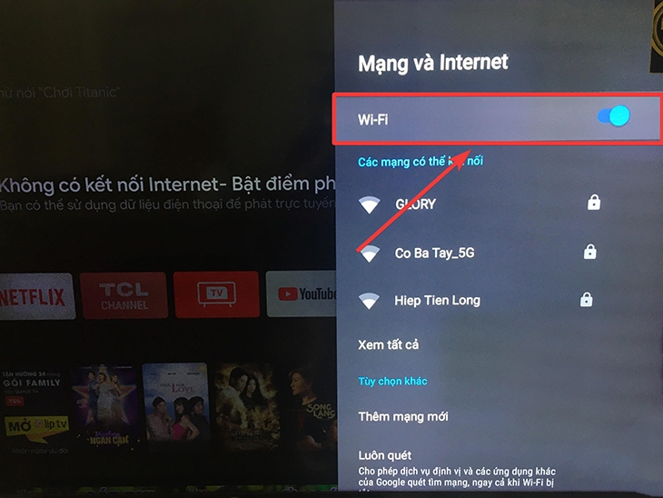 Các cách khắc phục tivi Toshiba không vào được Youtube