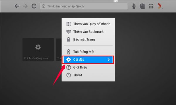 Cách xóa lịch sử duyệt Web trên tivi Sony :