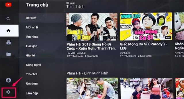 Cách xóa lịch sử xem trên Smart tivi