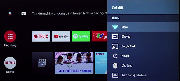 Đảm bảo rằng tivi casper đã kết nối wifi
