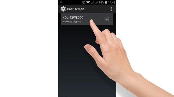 Chọn tivi bạn muốn kết nối