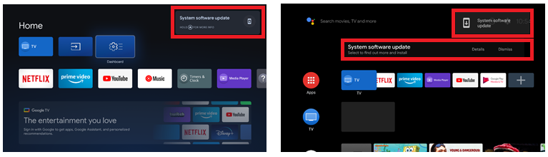 Cập nhật phần mềm cho tivi Casper trực tiếp từ Internet: