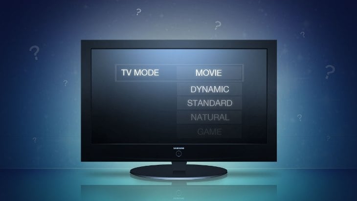 Chỉnh màu màn hình tivi Samsung - Đèn nền (Blacklight)