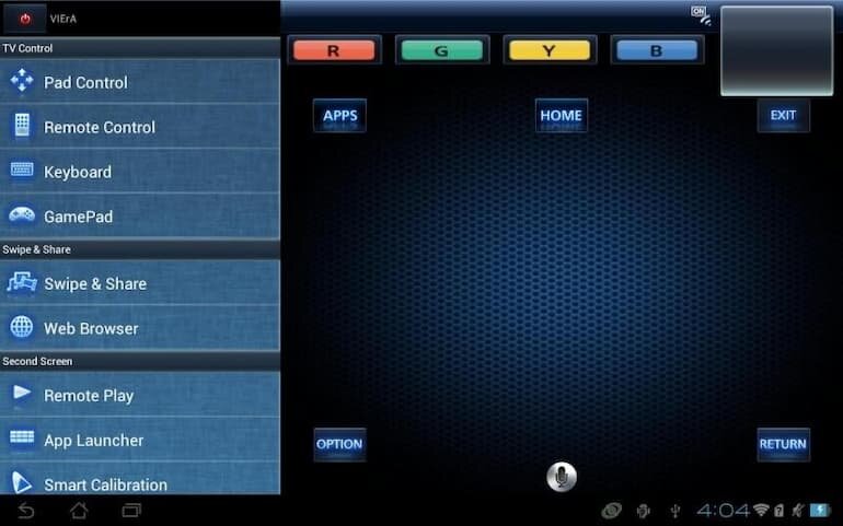 Điều khiển tivi Casper bằng điện thoại qua ứng dụng Viera Remote 2 cho Android