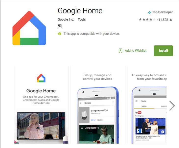 Chiếu điện thoại Oppo lên tivi Sony bằng Chromecast