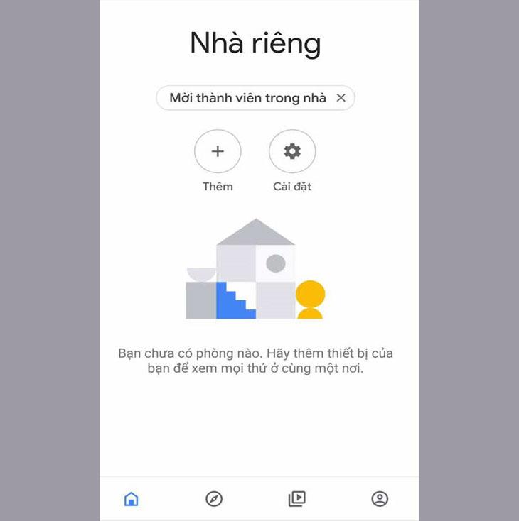 Mở ứng dụng Google Home.