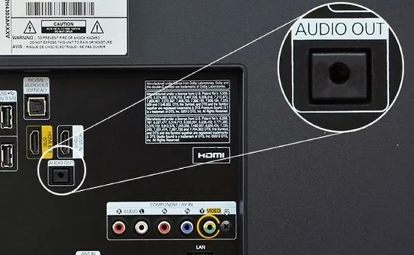 Kết nối qua cổng Composite