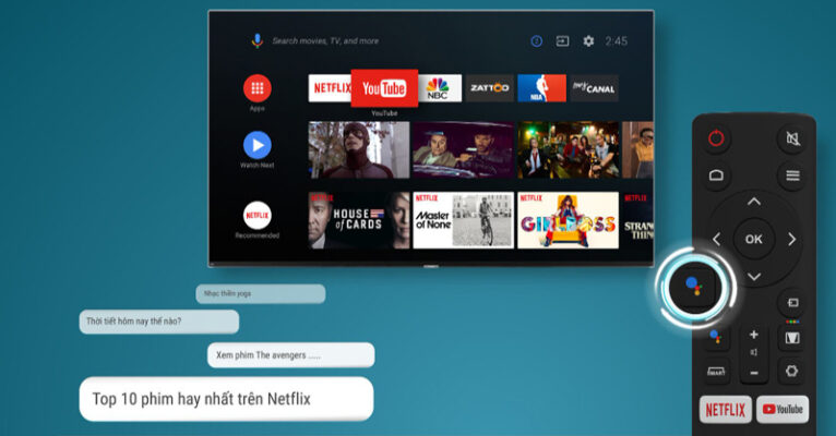 Cần làm gì khi xảy ra lỗi tìm kiếm bằng giọng nói trên tivi Casper?