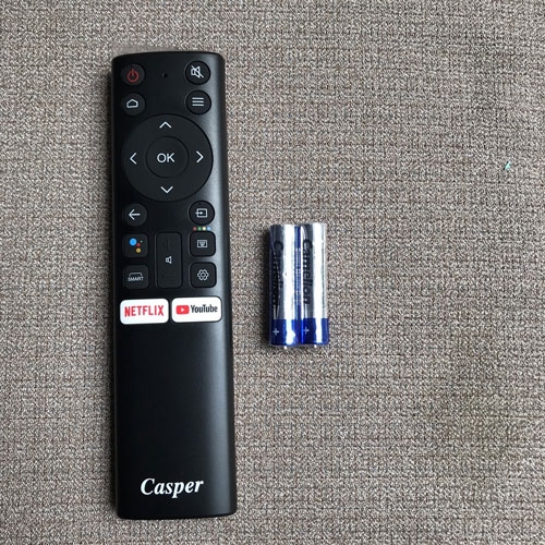 Kiểm tra pin của remote tivi Casper