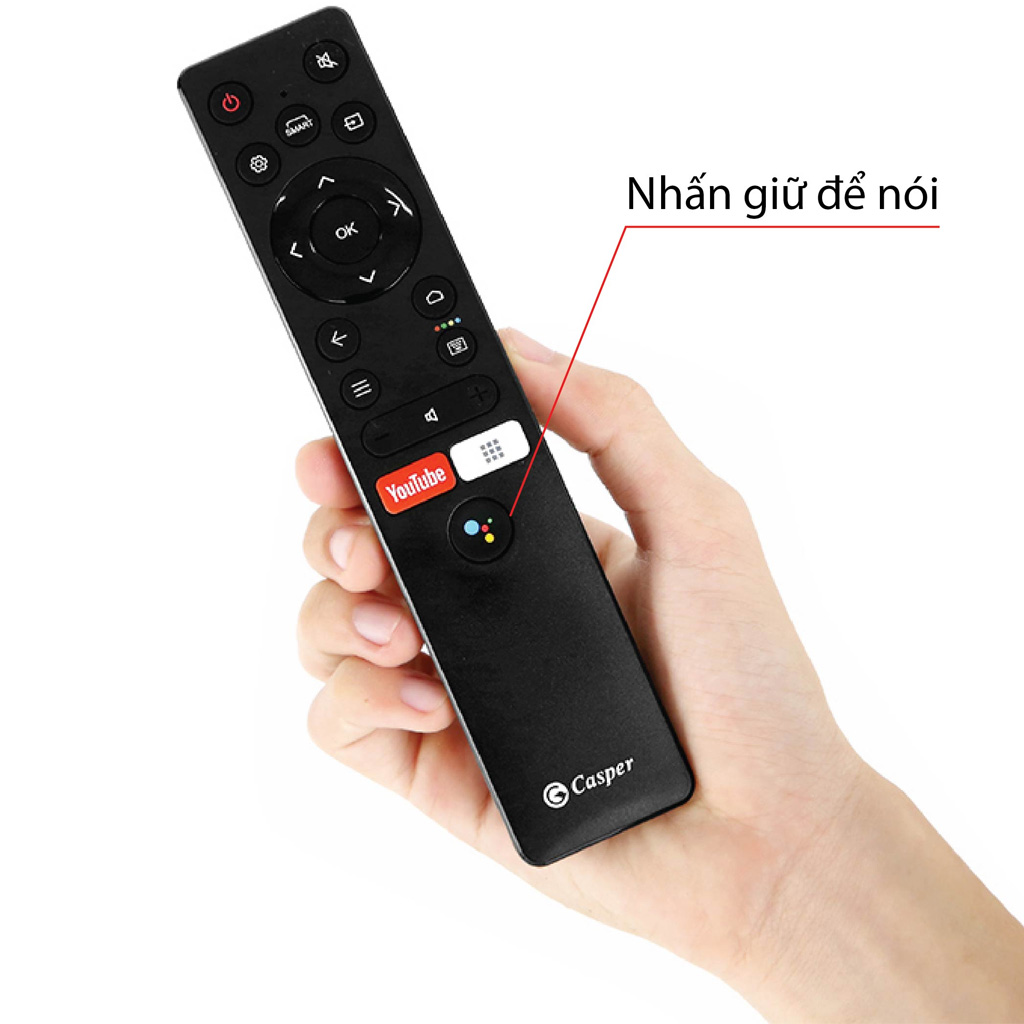 Điều chỉnh cách dùng tính năng tìm kiếm bằng giọng nói trên tivi Casper