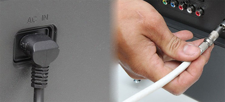 Kiểm tra thiết bị kết nối trực tiếp với tivi