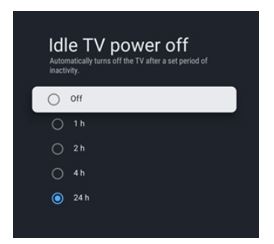 Hướng dẫn tự động tắt tivi Sony khi không sử dụng