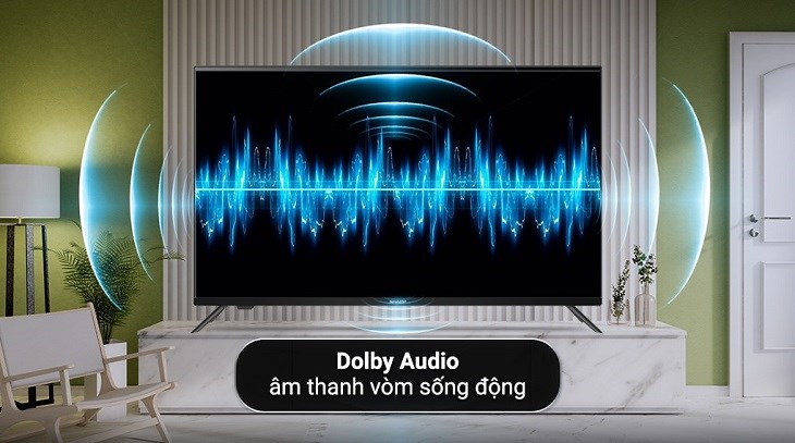 Công nghệ âm thanh trên tivi Sharp - Dolby Audio