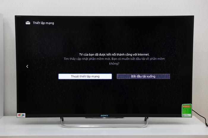 kết nối mạng cho tivi Sony Bravia qua Wifi: