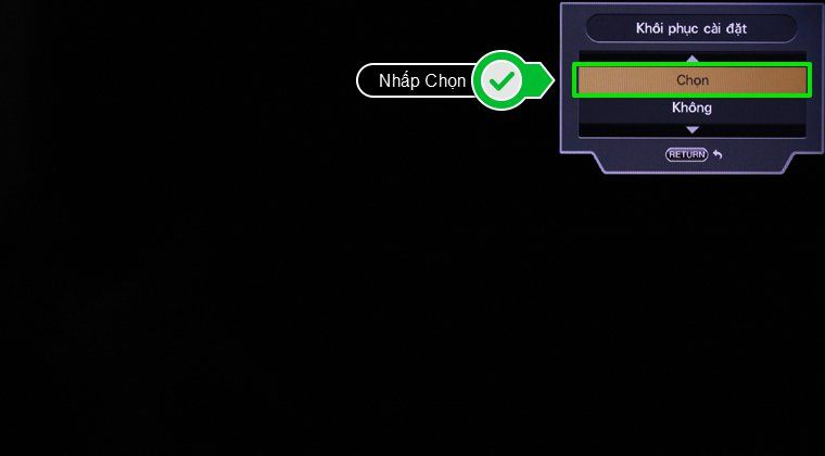 Cách reset tivi Sharp chi tiết