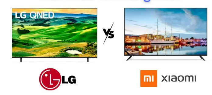 So sánh màn hình tivi Xiaomi và LG