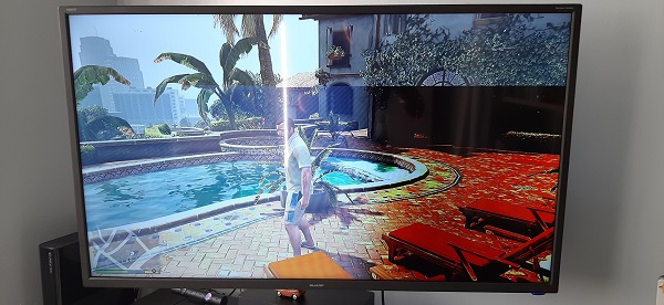 Màn hình tivi Sharp sẽ tối hơn khi ở chế độ GAME