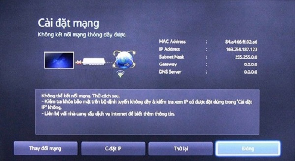 Kiểm tra modem internet đã được kết nối hay chưa?