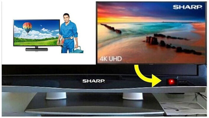 Làm thế nào để khắc phục khi tivi Sharp nháy đèn đỏ?