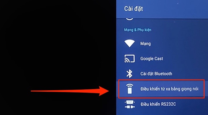 Bạn kéo xuống và tìm chọn mục "Cài đặt".