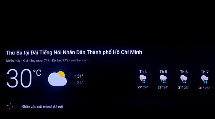 Ví dụ: "Thời tiết tại thành phố Vinh hôm nay thế nào"