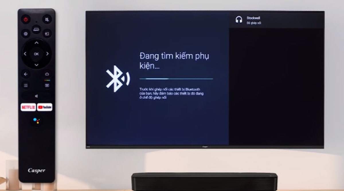 Cách bật Bluetooth trên tivi Casper