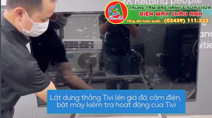 Lắp lại nắp lưng