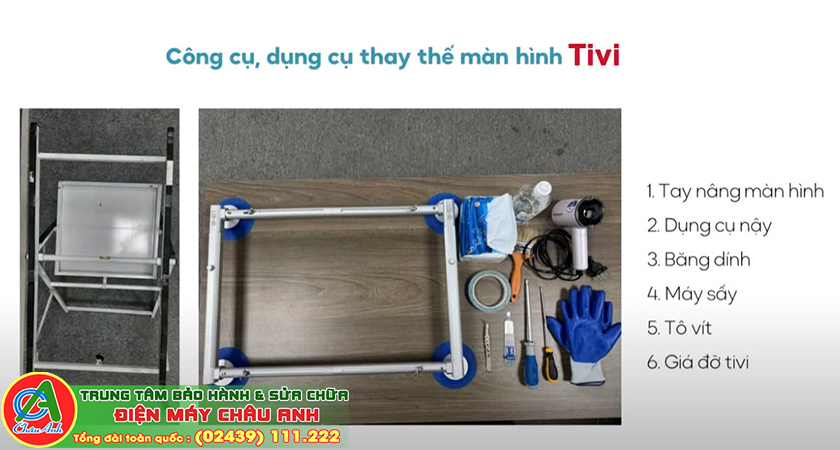 Chuẩn bị công cụ và phụ kiện