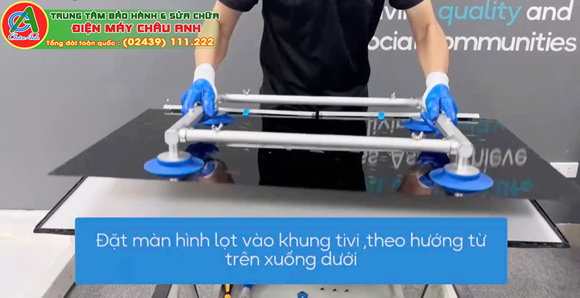 Lắp màn hình mới