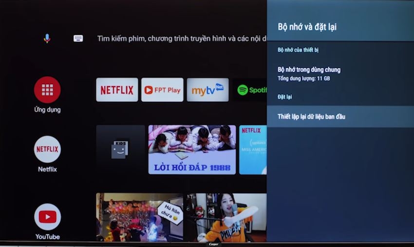 Khôi phục cài đặt gốc