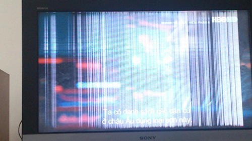 Nguyên nhân khiến tivi Sony bị sọc dọc màn hình: