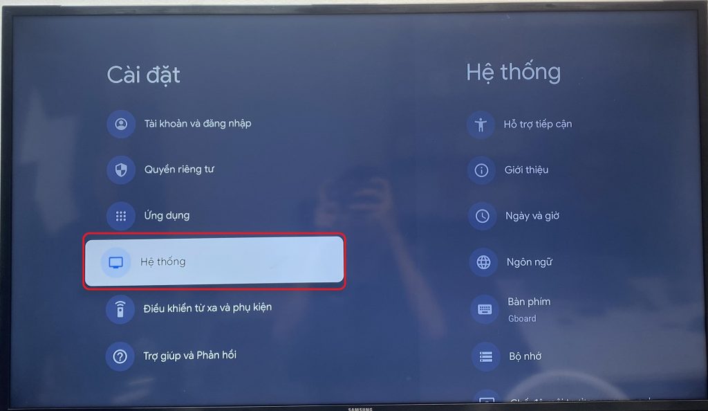 Kích hoạt tùy chọn nhà phát triển trên tivi Xiaomi