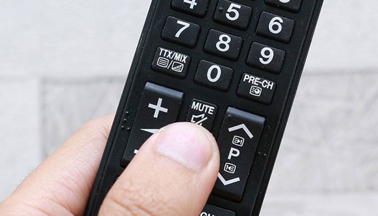 Ấn nhầm nút Mute (tắt tiếng) trên điều khiển: