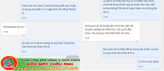 Feedback của khách hàng về Chất Lượng Dịch Vụ Thay màn hình Máy Tương Tác tại Hà Nội