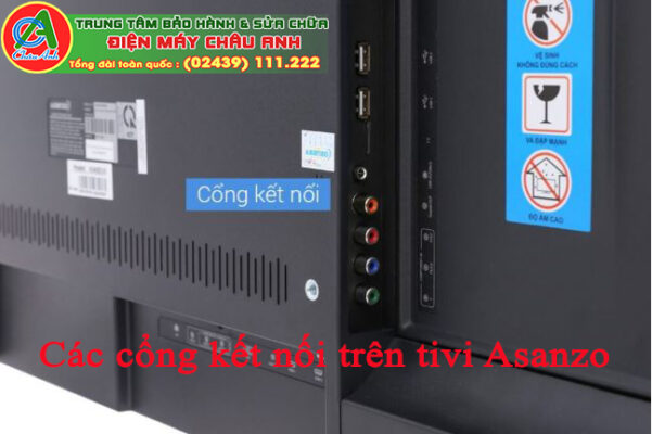 Các cổng kết nối trên tivi Asanzo bạn cần nắm rõ