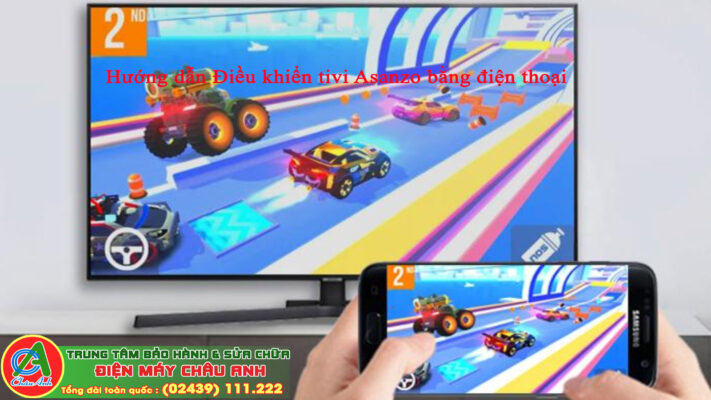 Điều khiển tivi Asanzo bằng điện thoại siêu dễ