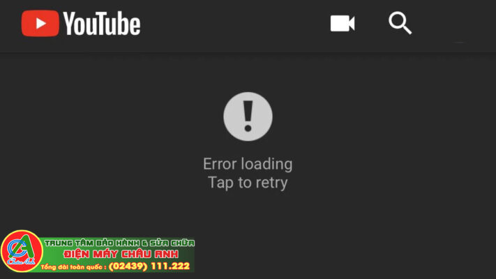 Các lỗi thường gặp khi sử dụng YouTube trên tivi Toshiba