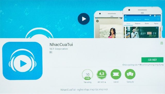 Sau đó nhấn chọn vào cài đặt để cài ứng dụng