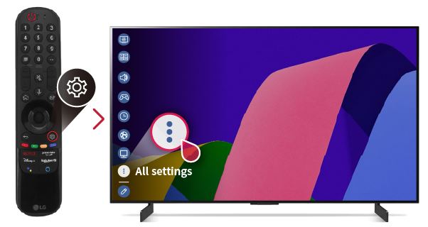 Cách kích hoạt chế độ chăm sóc mắt trên tivi LG WebOS 2022 trở lên
