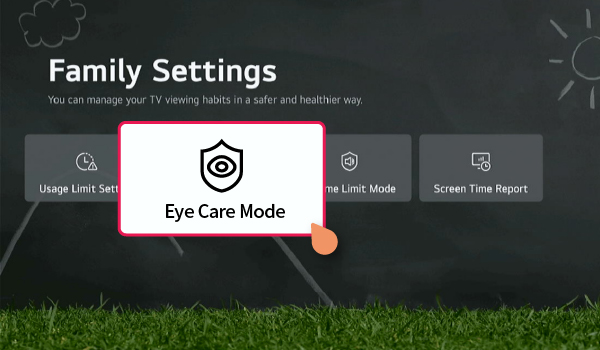 Cách sử dụng chế độ chăm sóc mắt trên tivi LG